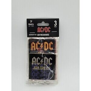 AC/DC Album Logos Air Freshener 3 Pack By Perri's Midnight Ice Scent Jailbreak +